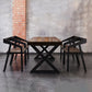 Industrial Style Solid Wood Dining Table Brown Rectangle Table with Metal Base for Dinning Room Clearhalo ' dining_table' 'Dining Tables & Seating' 'Dining Tables' 'furn' 'furn_dining_table' 'Furniture' 'furniture_dining_table' 'Kitchen & Dining Furniture' 'kitchen&dining_furn' 'kitchen' 'kitchen_dining_table' 1200x1200_cee77959-647e-41ee-b553-09900d1d0bae