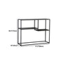 Metal Standard Bookcase Contemporary Style Open Back Bookshelf for Home Office Clearhalo 'Bookcases' 'furn' 'furn_bookcases' 'Furniture' 'Office Furniture' 1200x1200_cee99c49-32f6-4b7c-8c7f-3724a78d731d