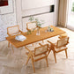 Moderne eetmeubelset 1/2/5 stuks massief houten eettafel en stoelen