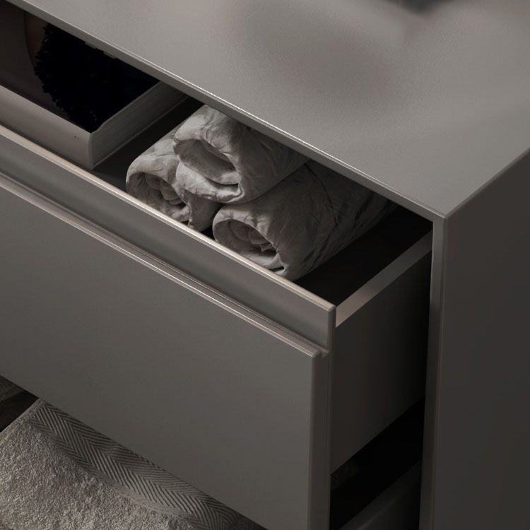 Table de chevet de table à accent moderne armoire au chevet en bois pour chambre à coucher