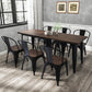 Set tavolo da pranzo per caffetteria 1/2/3/5/7 pezzi Set dinette in legno e metallo