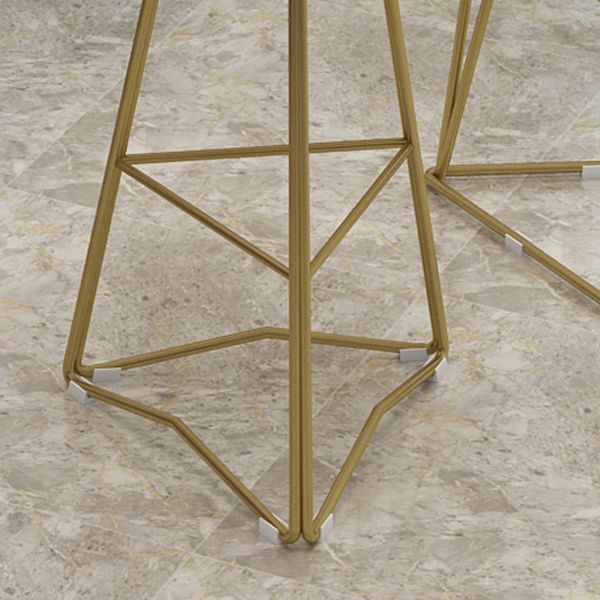 Traditionele luxe bartafelset 1/3/5-delige toonbankset met metalen voet