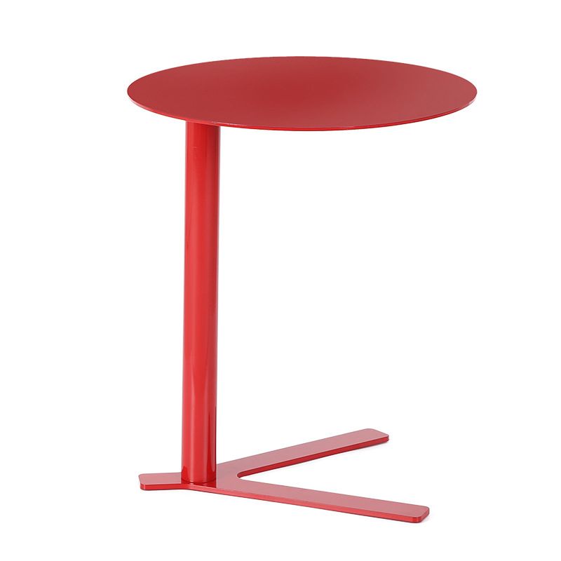 Metal Round Side End Table Minimalist Side Table for Living Room Clearhalo 'Coffee & Accent Tables' 'End & Side Tables' 'end_side_tables' 'furn' 'furn_end_side_tables' 'Furniture' 'Living Room Furniture' 1200x1200_ceef516e-f9af-4b44-a39a-1faccfe99c3f