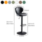 Industrial Design Armless Low Back Counter Stools for Home Leather Stools Clearhalo 'Bar Furniture' 'Bar Stools' 'bar_stools' 'furn' 'furn_bar_stools' 'Furniture' 'furniture_bar_stools' 'Kitchen & Dining Furniture' 1200x1200_cef0a29f-a6a3-4319-bfe7-ef79049fdc2b