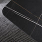 Modern Style Rectangular Slate Table with Metal Trestle Type Base Coffee Table