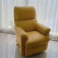 Fauteuil inclinable en cuir à grain moderne