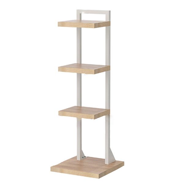 Modern Shelf Bookcase Engineered Wood Open Back Bookshelf for Living Room