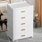 Modern Bedroom Matte Finish Cabinet Plastic Non-Hanging Armoire
