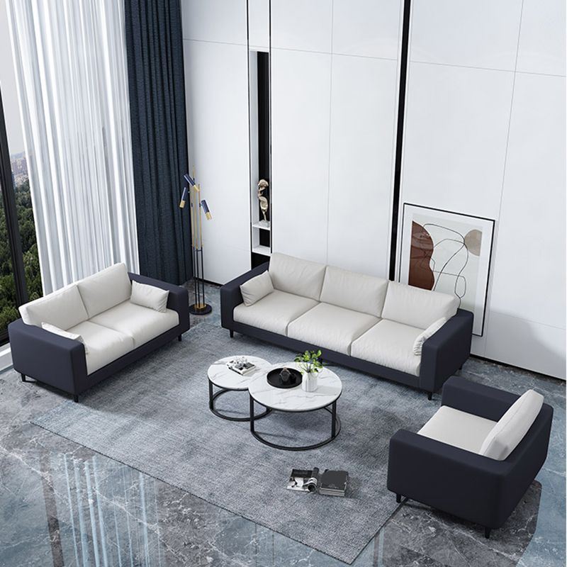 29.53"H Linen Square Arm Modern Sofa with Loose Back for Living Room, Apartment Clearhalo 'furn' 'furn_sofas' 'Furniture' 'furniture_sofas' 'Living Room Furniture' 'Sofa' 'sofas' 1200x1200_cef8d029-4e73-443d-a0d8-01b583ea4e6a