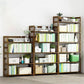 Standard Bamboo Shelf Bookcase Contemporary Brown Open Bookcase Clearhalo 'Bookcases' 'furn' 'furn_bookcases' 'Furniture' 'Office Furniture' 1200x1200_cef980aa-1c1c-4b26-aa71-a183a929b072
