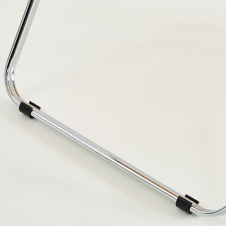 Contemporary Metal Home Side Chair Folding Open Back Dining Side Chair Clearhalo ' kitchen&dining_furn' 'Dining Chairs' 'Dining Tables & Seating' 'dining_chair' 'furn' 'furn_dining_chair' 'Furniture' 'furniture_dining_chair' 'Kitchen & Dining Furniture' 'kitchen' 1200x1200_ceff3f2b-7601-4ae1-b08f-30fb42bbfb14