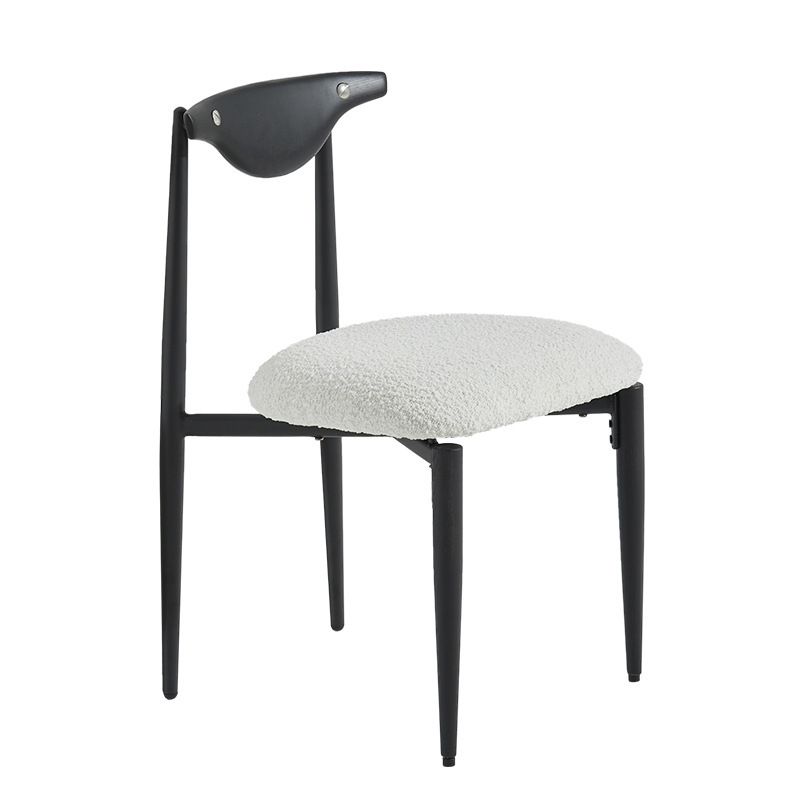 Industrial Style Armless Dining Chairs Solid Wood Open Back Chairs for Bedroom Clearhalo 'Dining Chairs' 'Dining Tables & Seating' 'dining_chair' 'furn' 'furn_dining_chair' 'Furniture' 'Kitchen & Dining Furniture' 1200x1200_cf0070dc-0e13-40c6-9de5-ef54ae07b139