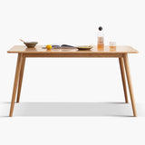 Simple Rectangle 4 Legs Home Furniture Solid Wood Dining Table for Dining Room Clearhalo ' dining_table' 'Dining Tables & Seating' 'Dining Tables' 'furn' 'furn_dining_table' 'Furniture' 'furniture_dining_table' 'Kitchen & Dining Furniture' 'kitchen&dining_furn' 'kitchen' 'kitchen_dining_table' 1200x1200_cf01e5de-0bf5-4ffe-a37d-cd5144b70f59