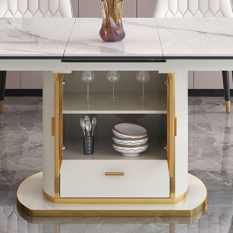 1/4/5/6/7 Pieces Dining Chair Set Sintered Stone Dining Room Set with Storage Clearhalo 'Dining Room Sets' 'Dining Tables & Seating' 'dining_room_set' 'furn' 'furn_dining_room_set' 'Furniture' 'furniture_dining_room_set' 'Kitchen & Dining Furniture' 1200x1200_cf02cb11-487b-43af-9b35-de72cb3315a3