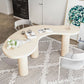 Modern Solid Wood Dining Table 3 Legs Dining Table for Dining Room Clearhalo 'Dining Tables & Seating' 'Dining Tables' 'dining_table' 'furn' 'furn_dining_table' 'Furniture' 'furniture_dining_table' 'Kitchen & Dining Furniture' 'kitchen' 'kitchen_dining_table' 1200x1200_cf053dce-2b05-4a28-89d6-d1e09fad10a2