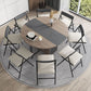 Round Mid-Century Modern Dining Table Pedestal Base Table for Dining Room(only table) Clearhalo ' dining_table' 'Dining Tables & Seating' 'Dining Tables' 'furn' 'furn_dining_table' 'Furniture' 'furniture_dining_table' 'Kitchen & Dining Furniture' 'kitchen&dining_furn' 'kitchen' 'kitchen_dining_table' 1200x1200_cf05442f-80b9-4173-a059-a8edf37b28aa