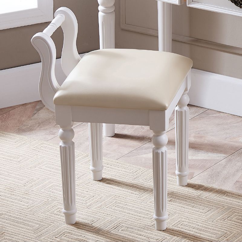 Contemporary Wood Dining Room Chair Armless Open Back Dining Chair for Home Use Clearhalo ' kitchen&dining_furn' 'Dining Chairs' 'Dining Tables & Seating' 'dining_chair' 'furn' 'furn_dining_chair' 'Furniture' 'furniture_dining_chair' 'Kitchen & Dining Furniture' 'kitchen' 1200x1200_cf05b7c5-b7ba-4061-b95c-b22564ea7b36