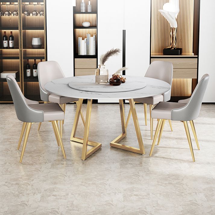 Traditional Luxury Round Double Pedestal Home Furniture Stone Dining Table Clearhalo ' dining_table' 'Dining Tables & Seating' 'Dining Tables' 'furn' 'furn_dining_table' 'Furniture' 'furniture_dining_table' 'Kitchen & Dining Furniture' 'kitchen&dining_furn' 'kitchen' 'kitchen_dining_table' 1200x1200_cf067b86-c279-49a5-9766-91998d463a06