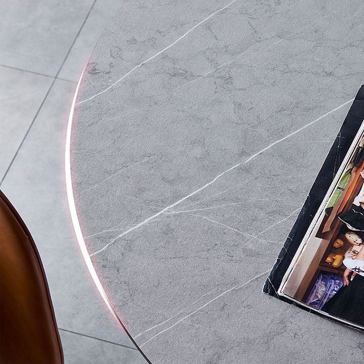 Metal Contemporary Round Dining Table Wood Top Indoor Table with Pedestal Base Clearhalo ' dining_table' 'Dining Tables & Seating' 'Dining Tables' 'furn' 'furn_dining_table' 'Furniture' 'furniture_dining_table' 'Kitchen & Dining Furniture' 'kitchen&dining_furn' 'kitchen' 'kitchen_dining_table' 1200x1200_cf0755a2-427a-4e63-aff4-0a81951d9cd2