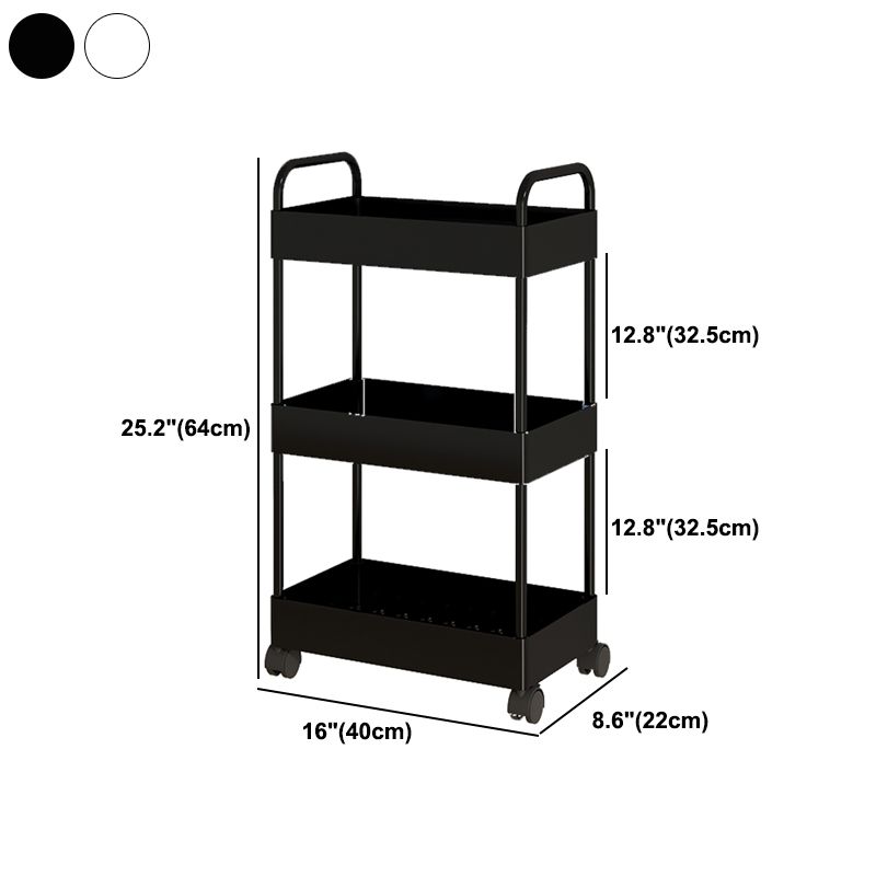 Moderno libreria etagere aperta scaffale in metallo scaffale in plastica scaffale con ruote di caster