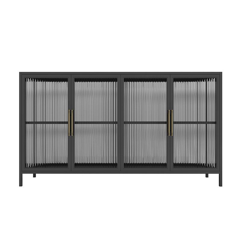 33.43"H Sideboard Modern Style Dining Server with Cabinets for Kitchen and Dining Room Clearhalo 'buffet_sideboard' 'Buffets & Sideboards' 'furn' 'furn_buffet_sideboard' 'Furniture' 'furniture_buffet_sideboard' 'Kitchen & Dining Furniture' 1200x1200_cf0a18be-7bfb-43bd-b250-a5193ee88dba