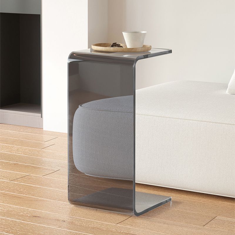 11.81" Wide Plastic Side End Table Abstract Sofa Side Accent Table Clearhalo 'Coffee & Accent Tables' 'End & Side Tables' 'end_side_tables' 'furn' 'furn_end_side_tables' 'Furniture' 'Living Room Furniture' 1200x1200_cf0a8db6-2998-4bd6-be66-5e3cb9914551