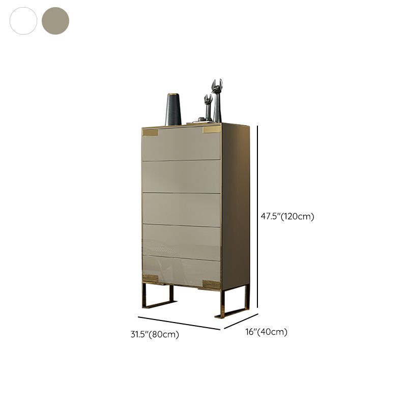 Cómoda cómoda de almacenamiento de madera cómoda clásica Glam para oficina en casa