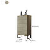 Wooden Storage Chest Dresser Classic Glam Dresser for Home Office