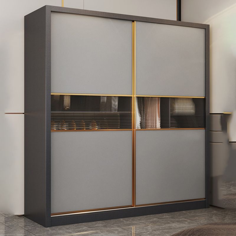 Guardaroba moderno per il guardaroba in legno morbido e guardaroba delle porte