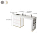 Stone Top Bar Stool Table Glam Style Rectangle Pub Table with Storage Clearhalo 'Bar Furniture' 'Bar Tables' 'bar_tables' 'furn' 'furn_bar_tables' 'Furniture' 'Kitchen & Dining Furniture' 1200x1200_cf0e7584-b5ef-4585-b3d6-fd89088d2dcb