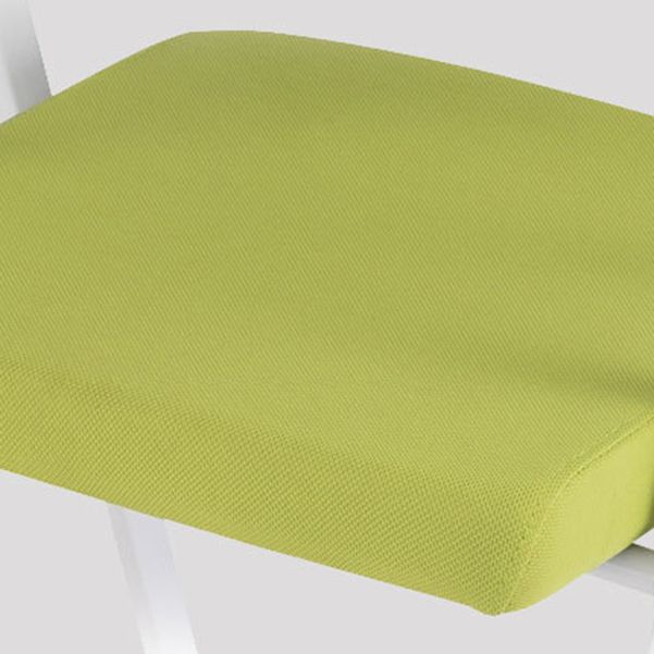 Silla para conferencias con respaldo medio Silla para invitados con base metálica contemporánea