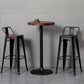 Contemporary Metal Bar Stool Low Back Dining Stool with Footrest Clearhalo 'Bar Furniture' 'Bar Stools' 'bar_stools' 'furn' 'furn_bar_stools' 'Furniture' 'Kitchen & Dining Furniture' 1200x1200_cf110370-5fa2-4ac9-a1c2-d219423f0052