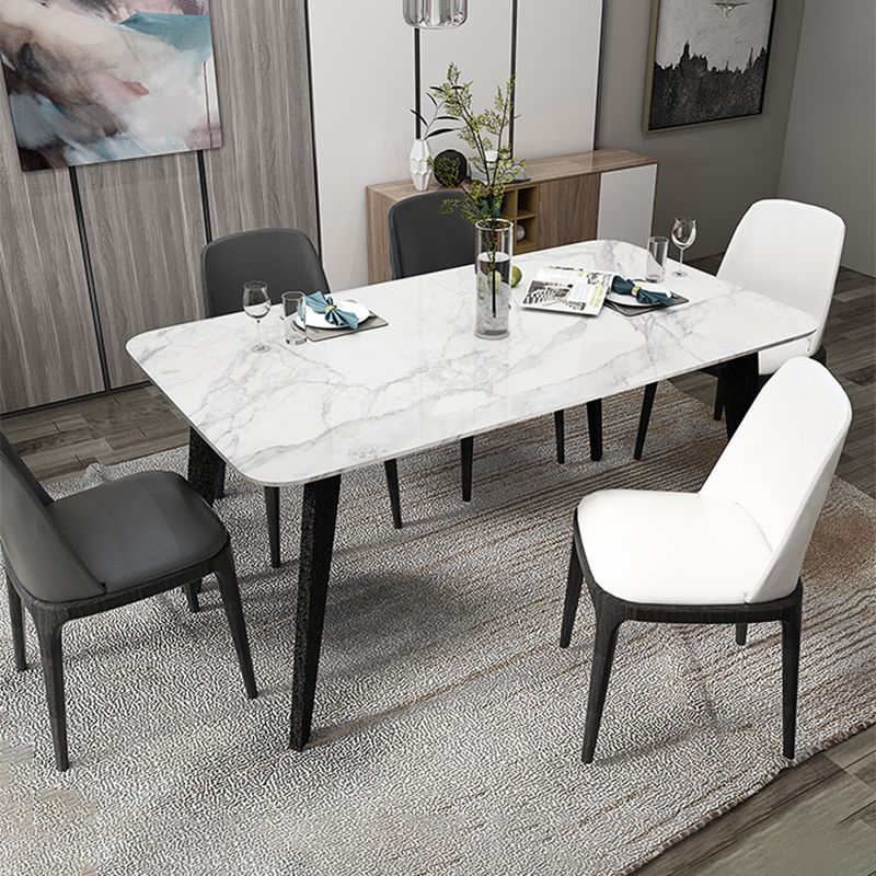 Modern Style Dining Chairs Kitchen Dining Armless Side Chairs with Wooden Legs Clearhalo ' kitchen&dining_furn' 'Dining Chairs' 'Dining Tables & Seating' 'dining_chair' 'furn' 'furn_dining_chair' 'Furniture' 'furniture_dining_chair' 'Kitchen & Dining Furniture' 'kitchen' 1200x1200_cf126528-8aca-41c4-878d-38e564190c33