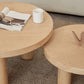Scandinavian 3 Legs Coffee Table Round Wooden Coffee Table Set for Home Clearhalo 'Coffee & Accent Tables' 'Coffee Tables' 'coffee_tables' 'furn' 'furn_coffee_tables' 'Furniture' 'Living Room Furniture' 1200x1200_cf130e83-fd5a-4d3c-af20-07108f602f20