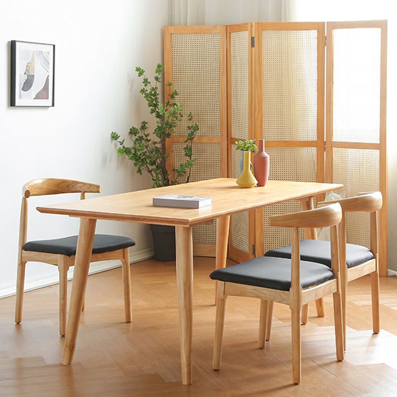 Modern Pine Wood Dining Set 1/2/3/5/7 stukken Natural Finish Dinette Set