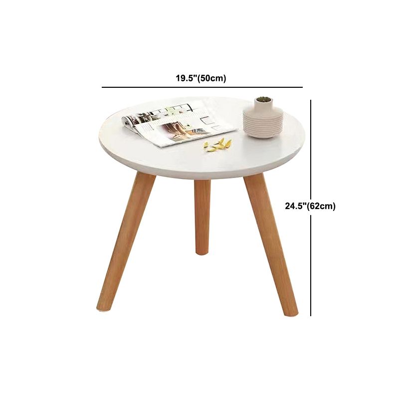 Contemporary Style Side End Table 3 Legs Sofa Side Accent Table Round Side End Table