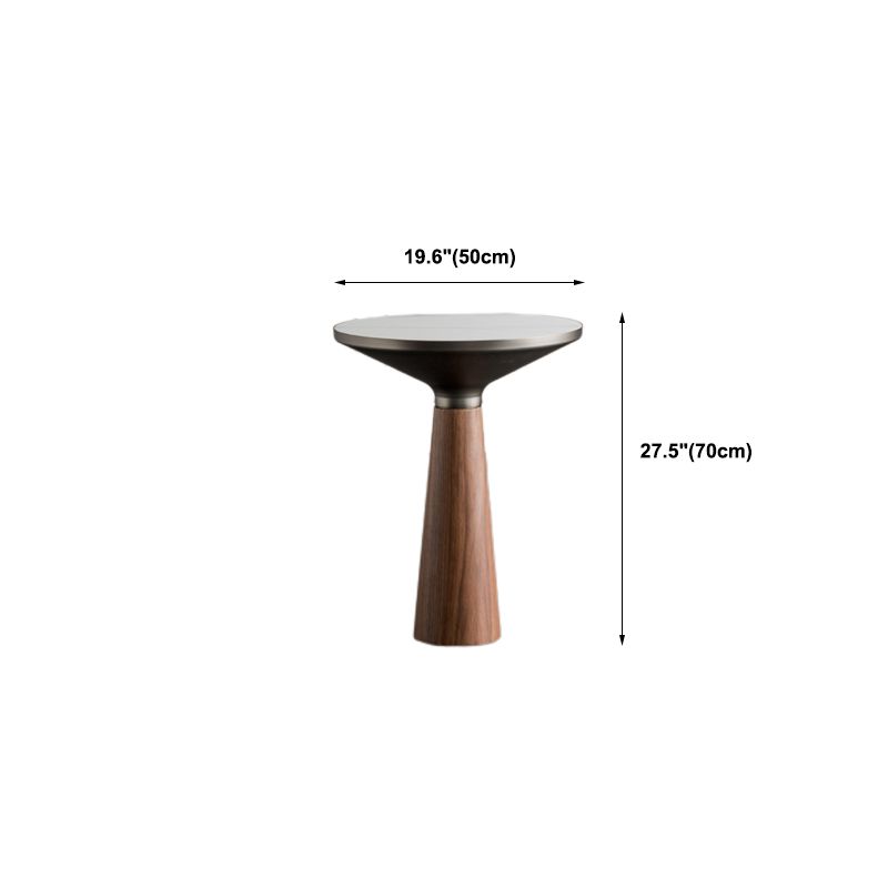 Slate Coffee Table Round Modern Minimalist Coffee Table for Living Room