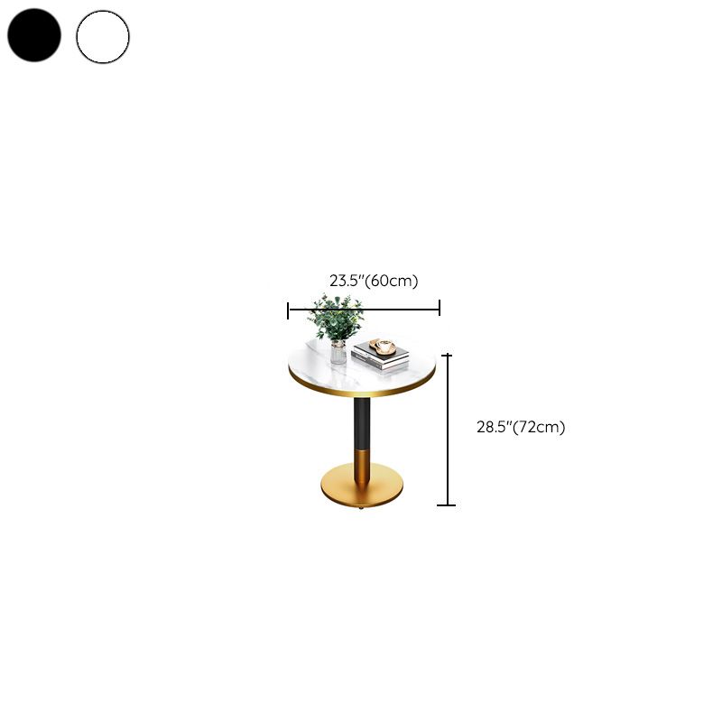 Round Dining Table Pedestal Dining Table for Kitchen Dining Room