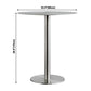 Industrial Style Silver Dining Table Stainless Steel Table for Home Use Clearhalo ' dining_table' 'Dining Tables & Seating' 'Dining Tables' 'furn' 'furn_dining_table' 'Furniture' 'furniture_dining_table' 'Kitchen & Dining Furniture' 'kitchen&dining_furn' 'kitchen' 'kitchen_dining_table' 1200x1200_cf1adcb1-ca7e-4a55-882e-506bcced41a4