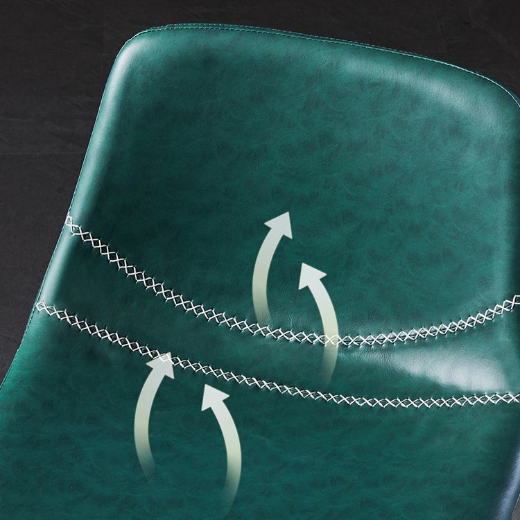 Scandinavian Leather Restaurant Stool Matte Finish Footrest Barstool Clearhalo 'Bar Furniture' 'Bar Stools' 'bar_stools' 'furn' 'furn_bar_stools' 'Furniture' 'furniture_bar_stools' 'Kitchen & Dining Furniture' 1200x1200_cf1de8f4-658b-4af4-9fbe-b0f8134a34b4