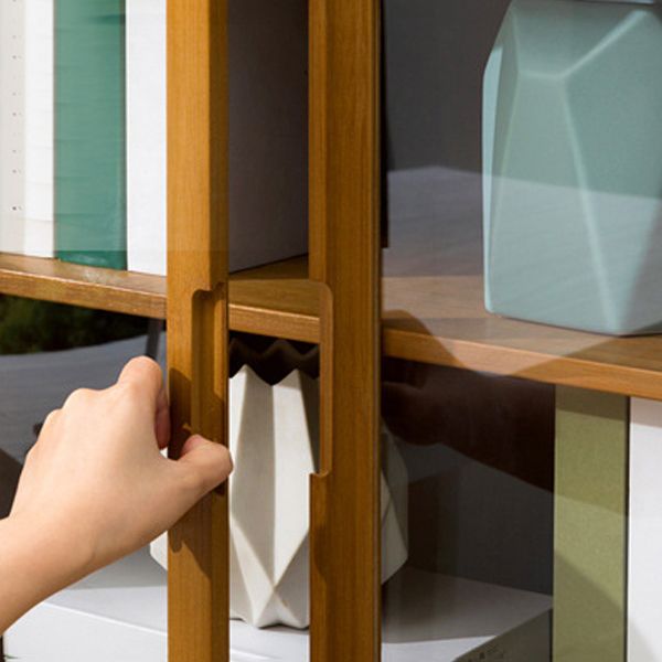 Modern Standard Bookcase Closed Back Bookcase with Drawer Storage Clearhalo 'Bookcases' 'furn' 'furn_bookcases' 'Furniture' 'furniture_bookcases' 'kitchen' 'kitchen_bookcases' 'Living Room Furniture' 'Office Furniture' 1200x1200_cf1e44d9-954c-4109-8338-bfeeaaea5dd3