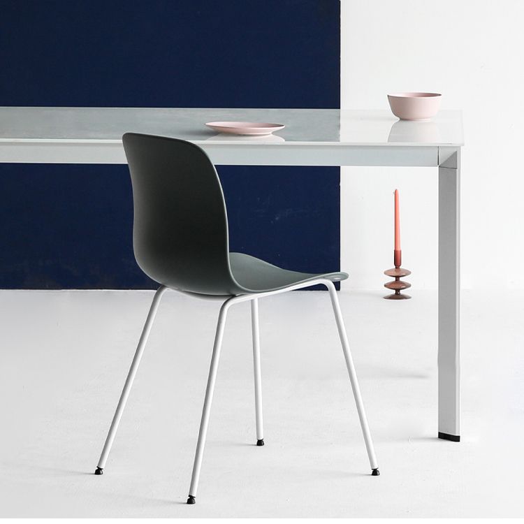 Modern Dining Armless Chair Plastic Dining Chair for Restaurant Use Clearhalo ' kitchen&dining_furn' 'Dining Chairs' 'Dining Tables & Seating' 'dining_chair' 'furn' 'furn_dining_chair' 'Furniture' 'furniture_dining_chair' 'Kitchen & Dining Furniture' 'kitchen' 1200x1200_cf1e5a90-9a3b-4860-9e70-dfb224f1465a