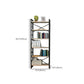 Metal and Wooden Shelf Bookcase Open Modern Brown Book Shelf for Office Clearhalo 'Bookcases' 'furn' 'furn_bookcases' 'Furniture' 'Office Furniture' 1200x1200_cf1e7a3e-5ad1-4e13-957a-8bf2d4842713