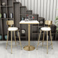 Glam Leather and Metal Counter Stool Round Low Back Bar Stool for Coffee Shop Clearhalo 'Bar Furniture' 'Bar Stools' 'bar_stools' 'furn' 'furn_bar_stools' 'Furniture' 'furniture_bar_stools' 'Kitchen & Dining Furniture' 1200x1200_cf1f5913-d1f2-4cb1-8c78-09680f9a07ae