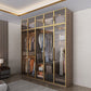 Contemporary Style Wardrobe Natural Colour Wooden Wardrobe Closet