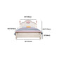 French Country Camel Back Headboard Standard Bed with Legs Bed Clearhalo 'Bedroom Furniture' 'Beds' 'furn' 'furn_beds' 'Furniture' 1200x1200_cf234d2d-f60f-4926-ac32-97bd2cb66238