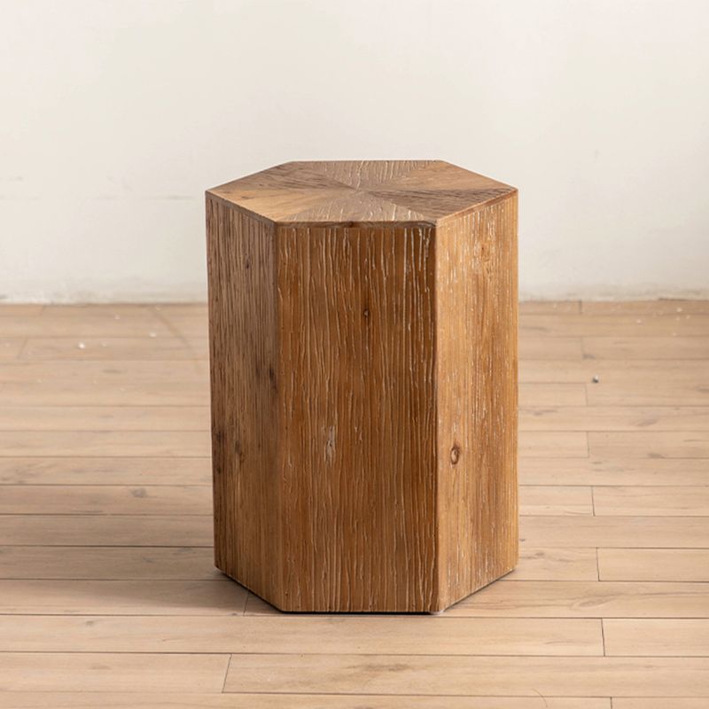 Rustic Corner Table Solid Wood Brown Side End Table for Living Room Clearhalo 'Coffee & Accent Tables' 'End & Side Tables' 'end_side_tables' 'furn' 'furn_end_side_tables' 'Furniture' 'Living Room Furniture' 1200x1200_cf2377d4-6137-47f0-aeda-87f095ed32c2
