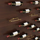 Wall Mounted Metal Modern Wine Bottle Holder in Brown/Gold/Black Clearhalo 'furn' 'furn_wine_racks' 'Furniture' 'Kitchen & Dining Furniture' 'Wine Racks' 'wine_racks' 1200x1200_cf23cca8-7fe4-47ec-9f8e-1754179caf1e