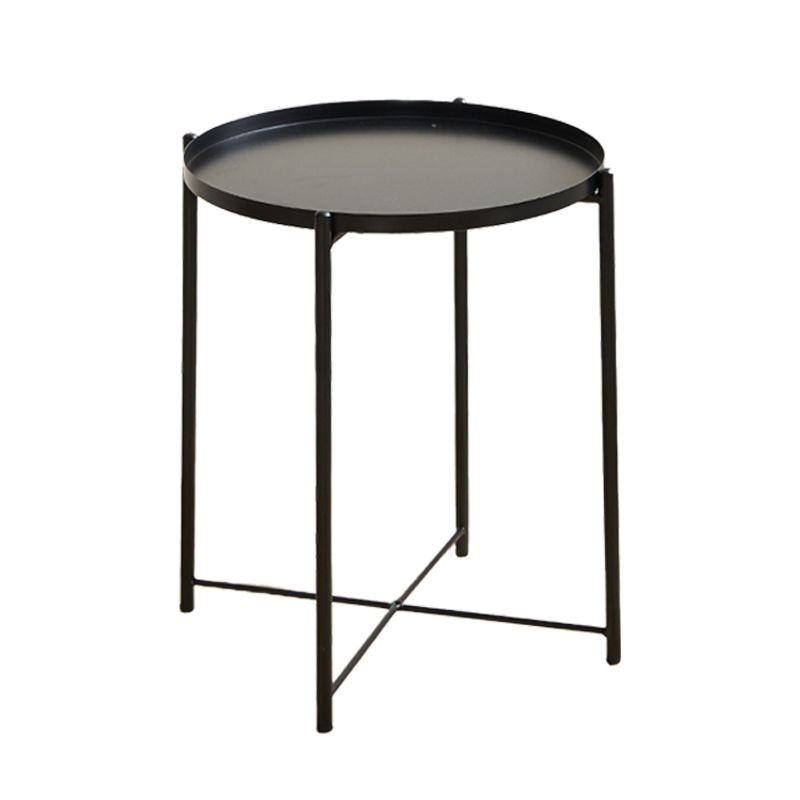 Contemporary Metal Accent Table Nightstand Antique Finish Nightstand Clearhalo 'Bedroom Furniture' 'furn' 'furn_night_stand' 'Furniture' 'night_stand' 'Nightstands' 1200x1200_cf249ef7-fa97-413e-b293-10524862d154