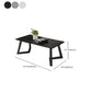 Contemporary 17.7" H Coffee Table Rectangular Stone 1 Single Cocktail Table Clearhalo 'Coffee & Accent Tables' 'Coffee Tables' 'coffee_tables' 'furn' 'furn_coffee_tables' 'Furniture' 'Living Room Furniture' 1200x1200_cf253535-f1c3-4bef-ab68-549a171756b6